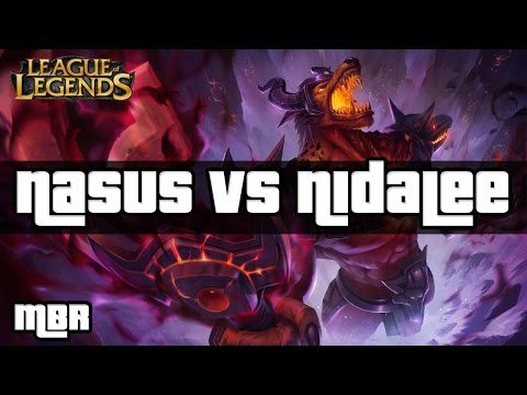 Infernal Nasus Vs Nidalee Top Lane - League of Legends Gameplay - HD