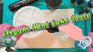 Resin Project - Food Safe Mini Cake Plate 🍰