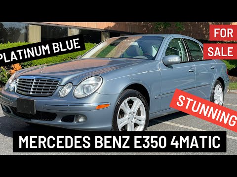 2006 Mercedes Benz E350 4Matic Sedan Beautiful Blue! For Sale By Elite Motor Cars Of Peabody MA Sold