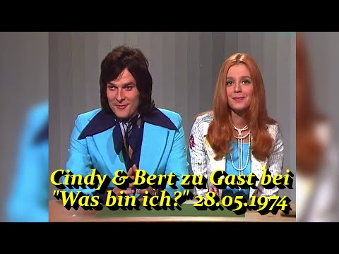 Cindy & Bert as guests on "What am I?" 28.05.1974