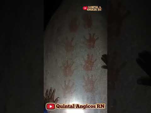 pedra das 12 mãos fica localizada entre Angicos RN e Afonso Bezerra RN @quintalangicosrn
