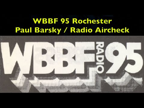 WBBF 95 ROCHESTER - PAUL BARSKY -  1981 - Radio Aircheck