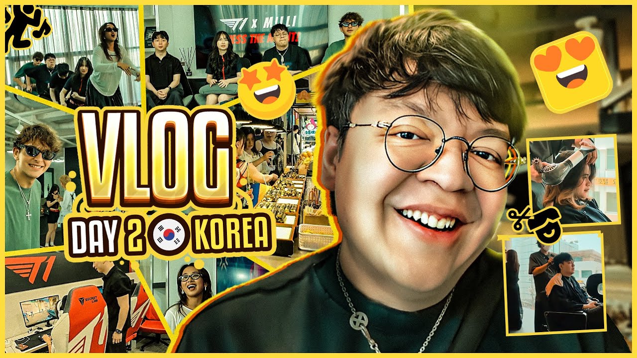VLOG KOREA DAY 2 - MAIN KE MARKAS BESAR T1