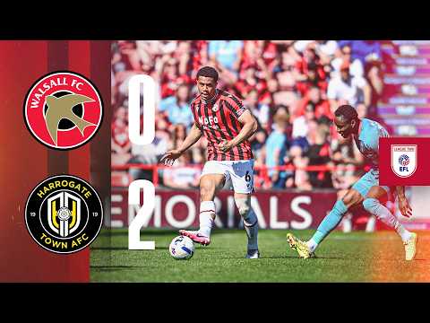 FC Walsall 0-2 AFC Athletic Football Club Harrogate Town 