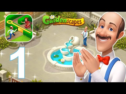 Gardenscapes - Gameplay Walkthrough Part 1 (Android/iOS)