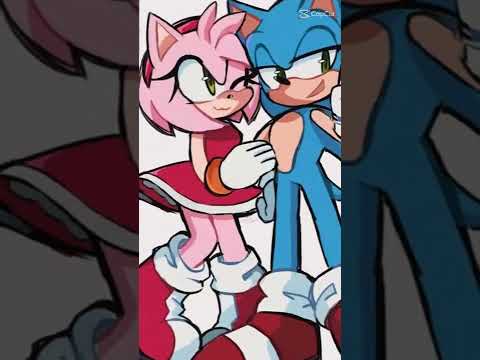 Sonic y Amy 💙💖 #sonamy