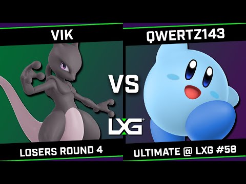 Vik (Mewtwo) vs qwertz143 (Kirby) - Smash Ultimate @ LXG 58