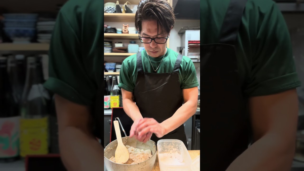 蓮根まんじゅう #ショート動画 #居酒屋料理 #日本酒