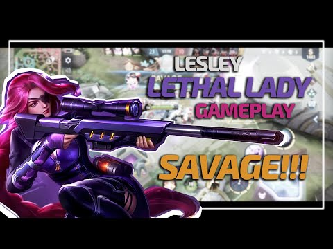Lesley, naka-savage sa Rank! | Lethal Lady Starlight Skin | Mobile Legends | Funny Moments