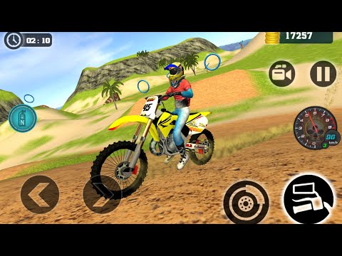 Extreme Motocross beach 3d Driving Bike Stunt #8 - Motorbike Racing Best Bike game Android Gameplay