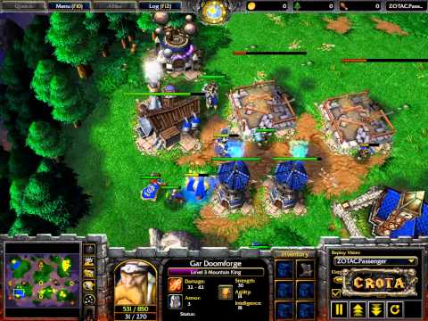 EmalFan (HU) vs Worker (Orc) - WarCraft 3 - Showcase Match- WC458