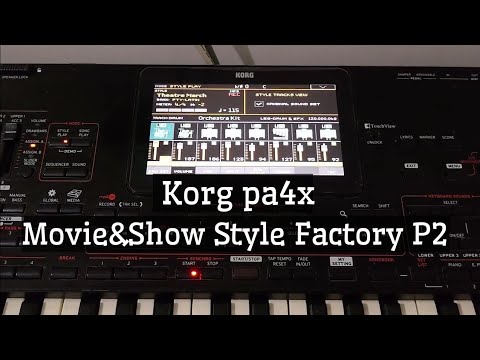 Korg pa4x - Movie&Show Styles - Live Record | Part 2