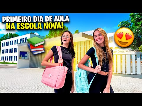 PRIMEIRO DIA DE AULA NA ESCOLA NOVA!! *TUDO QUE ROLOU*