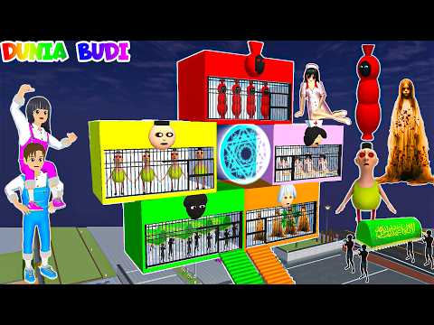 Pasukan Hantu Serang Kota! | Yuta Mio Buat Penjara Tingkat Warna Warni Tangkap Semua Hantu😱🚨