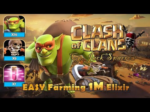 Easy Farming TH14 || 1M Elixir || TH14 Framing Troop || Super Goblin Farming || Faster Farming TH14