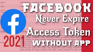 How To Get Facebook Access Token | How To Get Facebook Access Token without App | 2021 Method