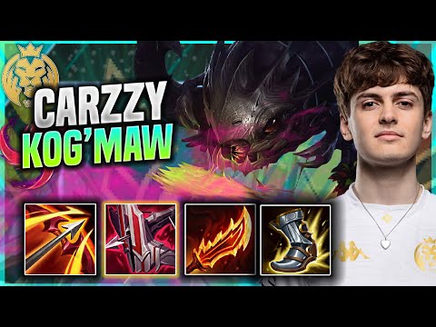 CARZZY IS INSANE WITH KOG'MAW! - MAD Carzzy Plays Kog'Maw ADC vs Aphelios! | Patch 11.15