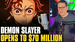 『鬼滅の刃』が7000万ドルの記録破りのオープニング興行収入を記録