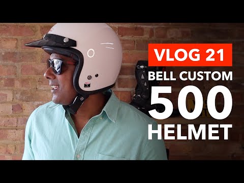 improve the riding experience with a BELL CUSTOM 500 open face helmet