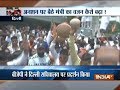 BJP leaders stage protest at Delhi secretariat against looming water crisis in national capital