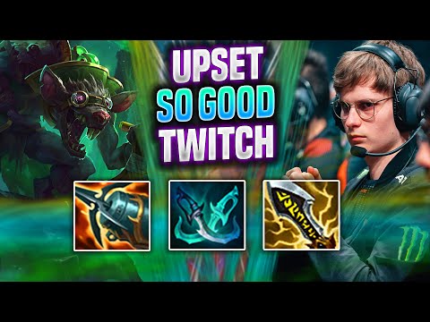 UPSET IS SO GOOD WITH TWITCH! - FNC Upset Plays Twitch ADC vs Zeri! | Season 2022