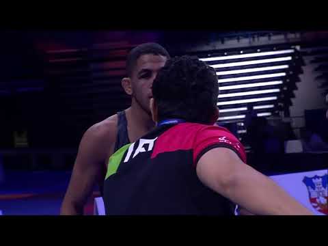 Rahman Amouzadkhalili (IRI) vs John Diakomihalis (USA) . wrestling iran.........#wrestler #wrestling