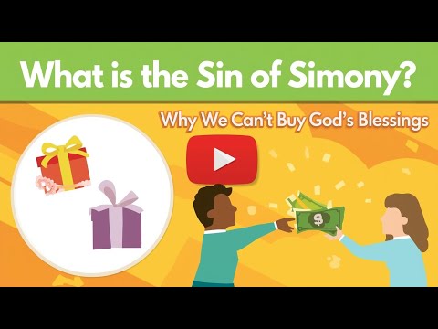 What Is the Sin of Simony? | Why We Can’t Buy God’s Blessings | Catechism for Kids