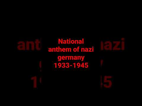 national anthem of nazi germany 1933-1945