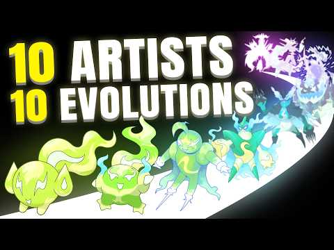 10 Artists Evolve my Pokemon 10 Times (#2)