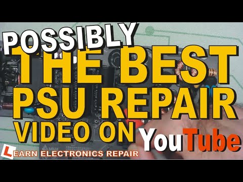 LER 047 ATX 600W PSU Repair Tutorial How does the power supply circuit work How to repair ATX