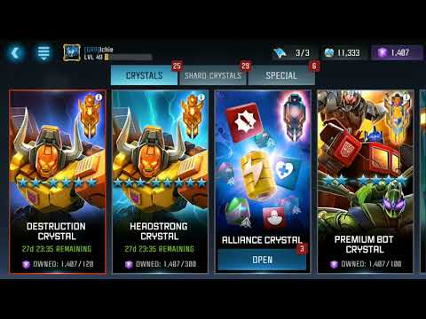 Bot Crystals Opening, Tantrum release day!