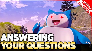 Answering YOUR Questions about Pokemon Legends Arceus! video