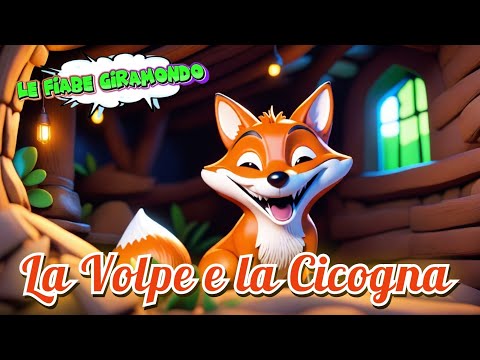LA VOLPE E LA CICOGNA 🦩 Favola di Esopo | Storia per bambini 📖