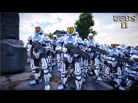10,000 GALACTIC SOLDIERS vs 2,000,000 ZOMBIES | Ultimate Epic Battle Simulator 2 | UEBS 2