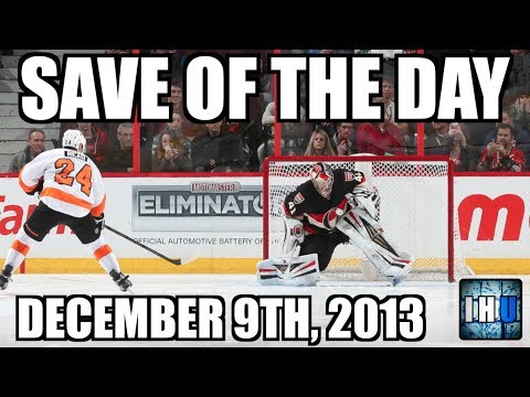 Craig Anderson save vs Philadelphia Flyers | NHL SAVE OF THE DAY (December 9th, 2013)