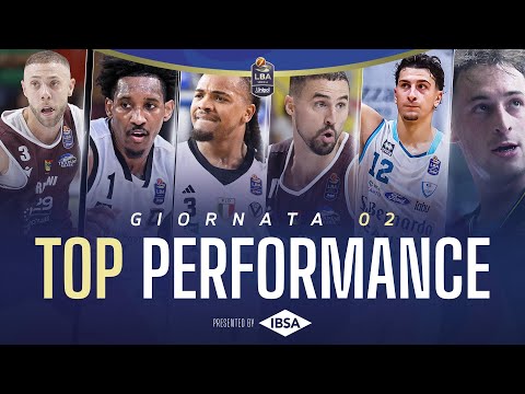 IBSA Top Performance - Gameday 02 Serie A Unipol 2025/2026