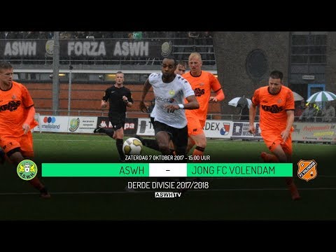 Doelpunten ASWH - Jong FC Volendam 0-5 (07-10-2017)