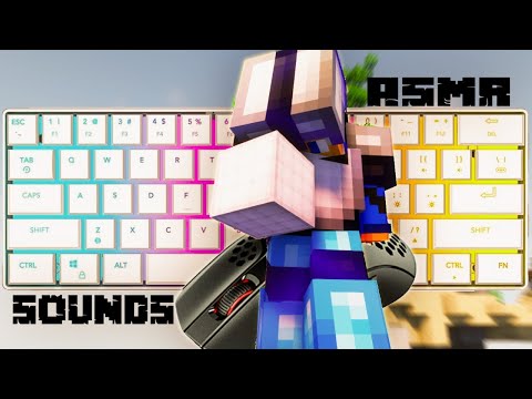 ASMR with Minecraft Keyboard and Bloody T60 Mouse! Intense Tingles!