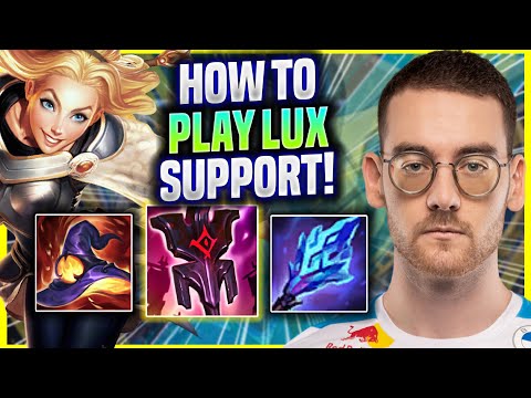 LEARN HOW TO PLAY LUX SUPPORT LIKE PRO! - C9 Vulcan Plays Lux Support vs Bard! | Preseason 2022
