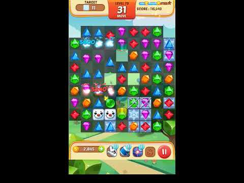 Jewel Match King Level 79 - Walkthrough ( No Booster )