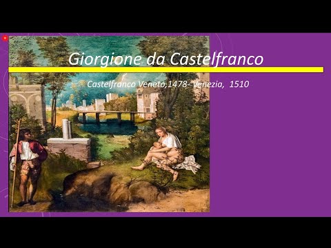 Lezione di Storia dell'arte n 25-   Giorgione e la pittura tonale @artein7minuti