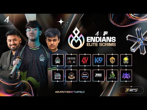 🔴ENDIANS ELITE SCRIMS - GRAND FINALS - DAY 2 #tsg #s8ul #godlike #k9 #rnx #teamhind