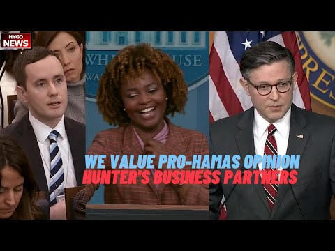 KJP 'We Value Their Opinion' TikTok Pro-Hamas; Nothing On Biden Meeting Hunter's Business Partners