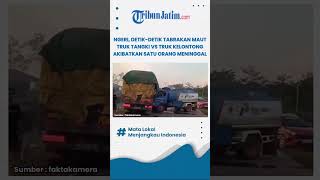 Download lagu DETIK-DETIK TABRAKAN MAUT TRUK VS TRUK, AKIBATKAN SATU ORANG MENINGGAL DUNIA mp3