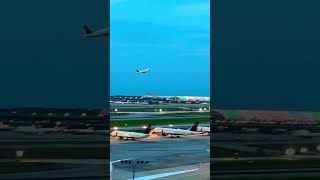 Delta plane taking off - View from Renaissance Concourse Atlanta Airport Hotel