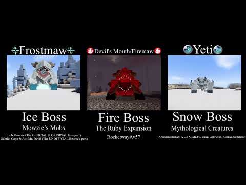 Frostmaw VS. Devil's Mouth/Firemaw VS. Yeti (Mythological Creatures) Intro Comparison