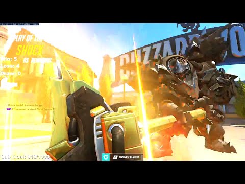 Best Reinhardt in the World - Shock?! POTG! [ Overwatch Season 26 Top 500 ]