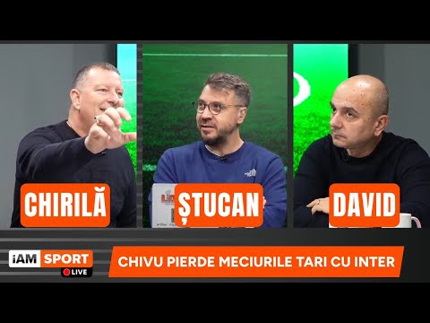 iAMsport LIVE - 10 Decembrie | Chivu, bătut dintr-un penalty soft. Ștucan x Chirilă x David