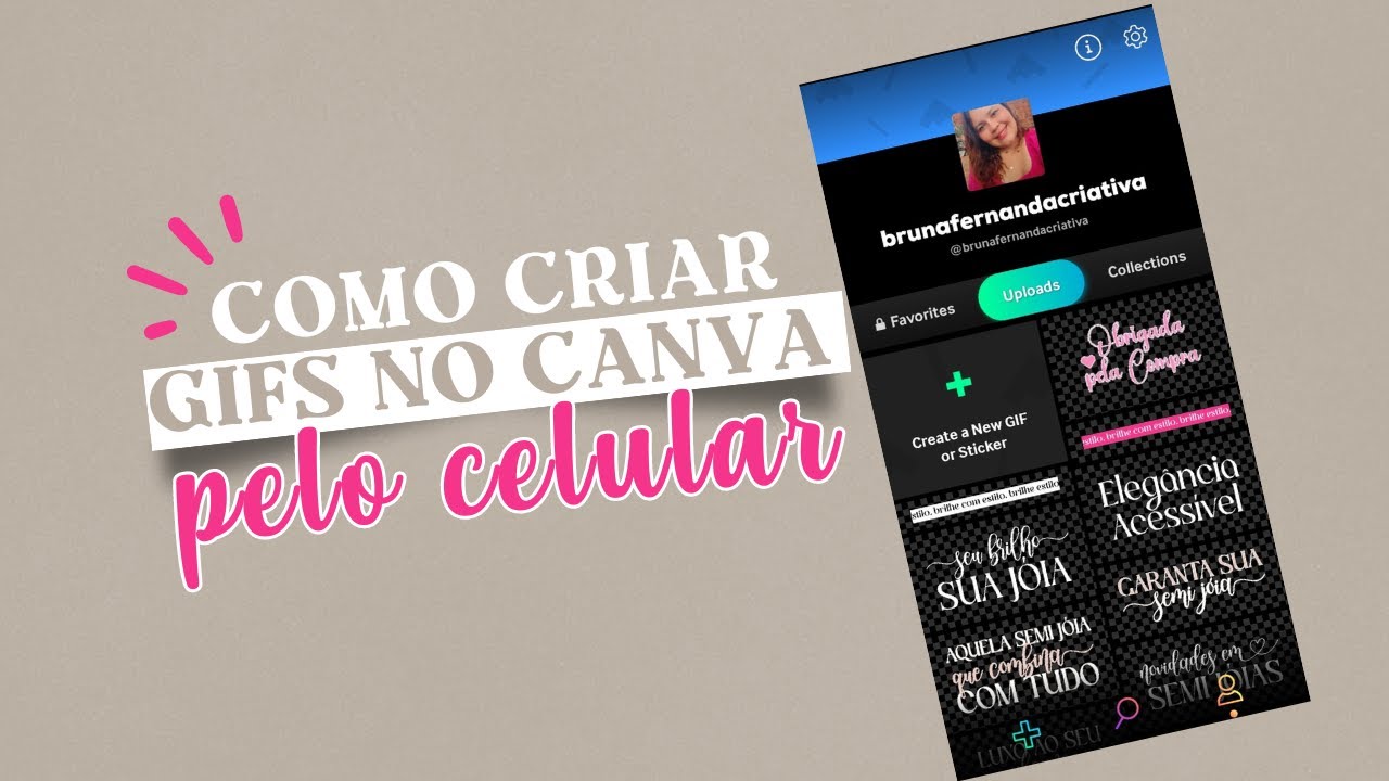 Como criar gifs no Canva pelo celular
