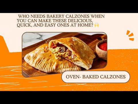 Italian Delight 🍕➡️🥟 Homemade Calzones Recipe